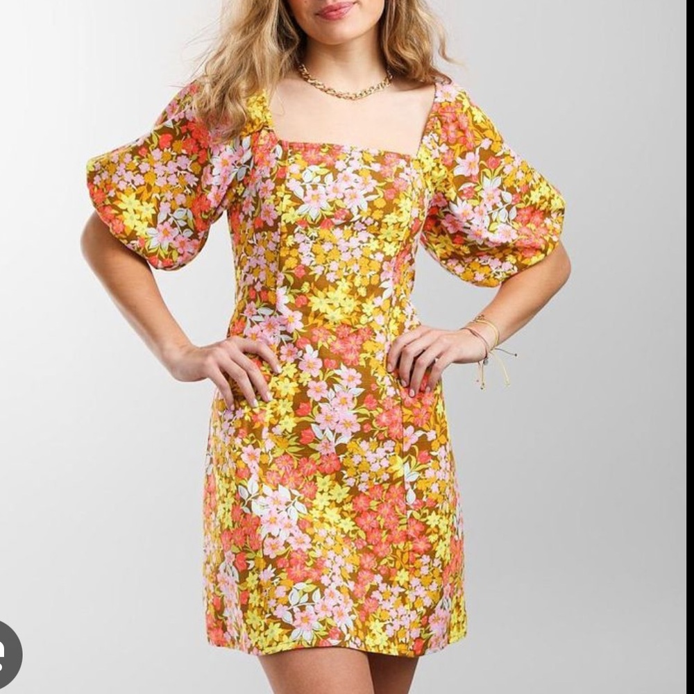 Billabong Paradise Floral Mini Dress